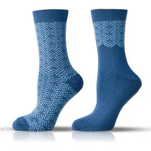 AGIVA Мъжки чорапи за настроение Agiva Happy Foottopia, Pattern, Син, размер 40-43 / 44-46 (AGIVA-331)