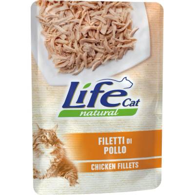 Life Cat Natural Adult kuřecí filety 24 x 70 g