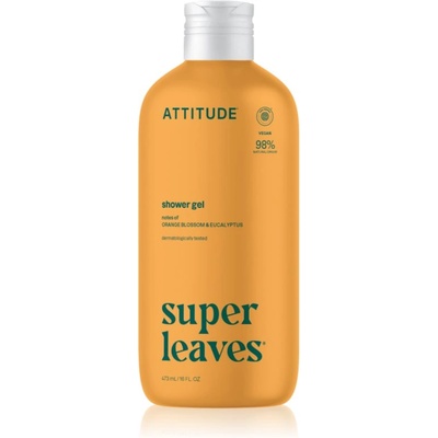 ATTITUDE Super Leaves Coconut & Wild Berries душ гел Orange Blossom & Eucalyptus 473ml