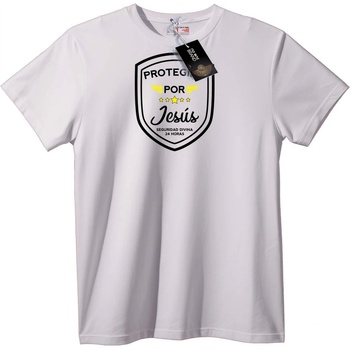 NOONEBRAND Тениска Защитен от Исус - S, Black