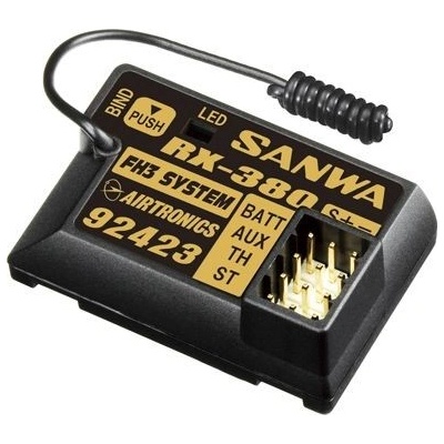 Sanwa RX-380 přijímač FHSS-3 netelemetrický