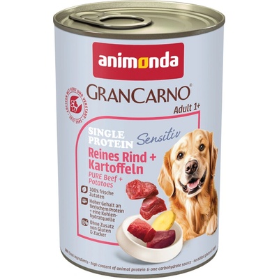 Animonda GranCarno Adult Sensitive čisté hovězí & brambory 6 × 400 g