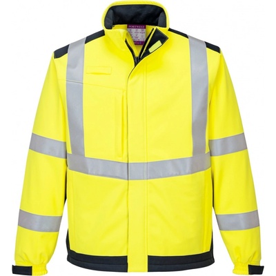 Portwest bunda Modaflame Multi Norm Arc MV72 softshellová reflexní Oranžovo navy