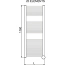 Cordivari Lisa 22 1160 x 500 mm, 3581646100054