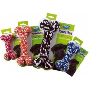 PET BRANDS Играчка от въже Pet Brands Knotty Bone - Плътен кокал - възли, размер S 11x16x2, 5 cm, Англия KSB45