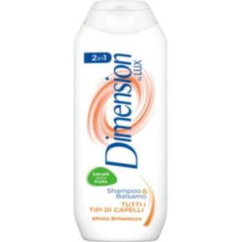 Unilever Dimension by LUX 2v1 šampón a balzám pro všechny typy vlasů 250 ml