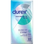 Durex 10 бр. Плътно прилепващи тънки презервативи Durex Invisible Slim
