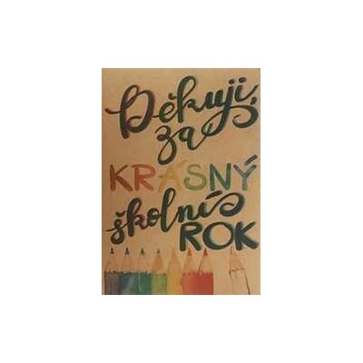 Přáníčko BeBechy – recyklovaný papír – Školní rok
