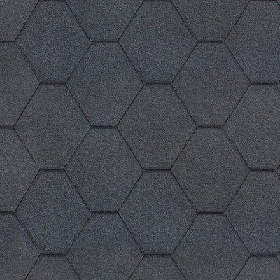 Shinglas Rock Hexagonal černá 3 m²