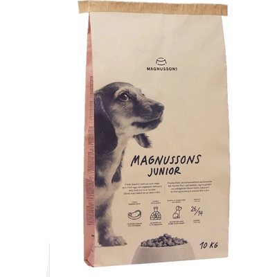 Magnusson 10kg Суха храна за кучета Meat & Biscuit Junior Magnusson