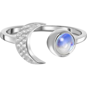 Silenti Jewelry Сребърен пръстен "Находка" - 8 - 57мм (18.1мм диам. )