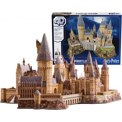4D BUILD 3D Puzzle Harry Potter: Bradavický hrad 209 ks