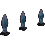 AlvUp - комплект анални плъгове с дистанционно управление (сини) - lovesexshop