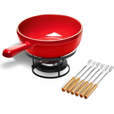 Emile Henry Комплект за фондю, червен (EH349922)