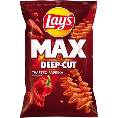 Lay's Max Deep-Cut s příchutí papriky 120 g