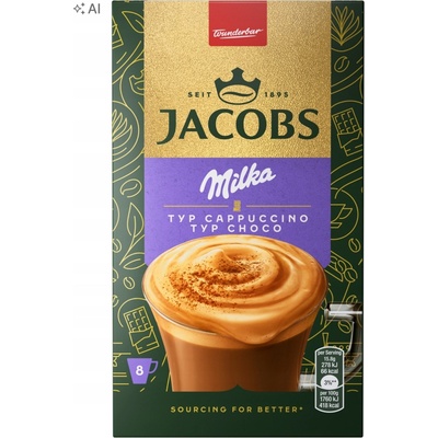 Jacobs Cappuccino Milka Choco 8 x 15,8 g