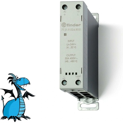 FINDER Relé SSR 77.31.9.024.8051, 1Z/30A, 24V DC 773190248051