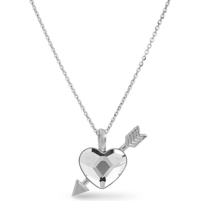 Spark čirý se Swarovski elements srdce heart NS2808C Krystal