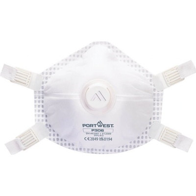 PORTWEST ULTIMATE P306 Respirátor FFP3 s ventilem pro opakované použití 5 ks