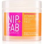 Nip + Fab Vitamin C Fix почистващи тампони за озаряване на лицето 60 бр