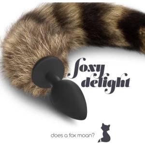 Crushious Силиконов анален разширител с лисича опашка Fox Delight
