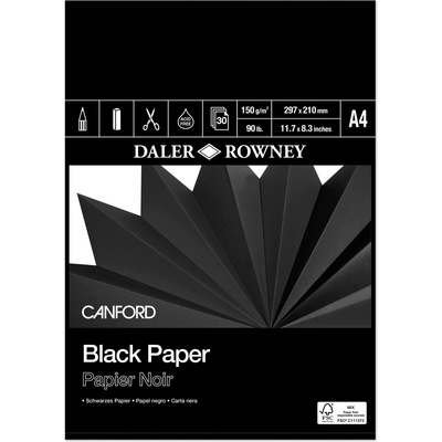 Daler-Rowney Canford Coloured Paper Скицник 30 A4 150 g (403355400)