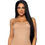 Leg Avenue Long Straight Center Part Wig 84cm Black