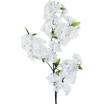 Třešeň větev 102cm bílá