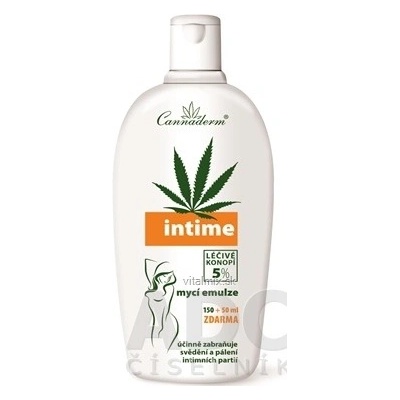 Cannaderm Intime emulze pro intimní hygienu 200 ml