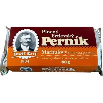 Jozef Ertl Plněný perník s tmavou polevou meruňka 60 g