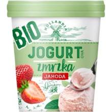 Hollandia BIO jogurtová zmrzlina jahoda 420ml