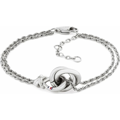 Tommy Hilfiger Nadčasový oceľový náramok Prepletené kruhy Nautical Knot 2780990
