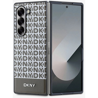 DKNY PU кожа с повтарящ се десен ивица на дъното MagSafe заден капак за Samsung Galaxy Z Flip 6 Brown DKNY | Lilav | МЪЖЕ | UNI