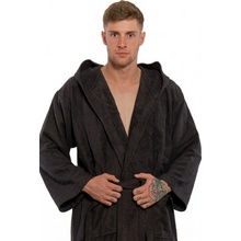 Interkontakt pánský župan model KIMONO 05 Black Chocolate