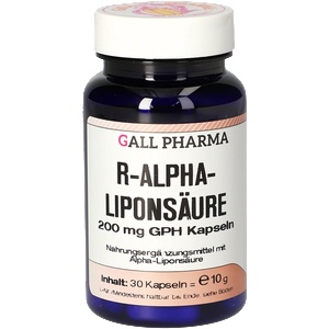 Gall Pharma Антиокидант, превенция на диабет r-Алфа липоева киселина 30 капсули (71617 (5221935) gp)