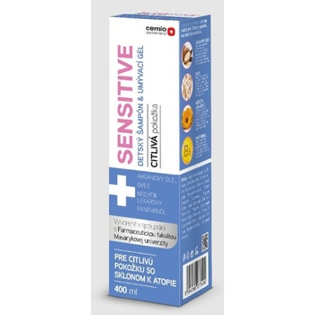 Cemio Sensitive detský šampón a umývacia pena 400 ml