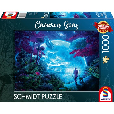 Schmidt Spiele Пъзел Schmidt от 1000 части - Небесна фантазия (58525)