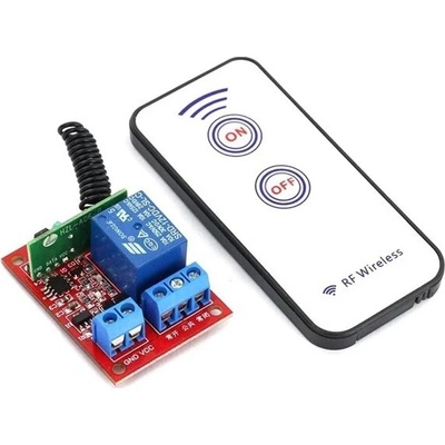 Diaľkové ovládanie, vysielač+prijímač RF 433MHz, 12V