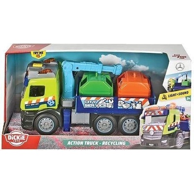 Dickie Toys - Камион за събиране и рециклиране 203745015 (203745015)