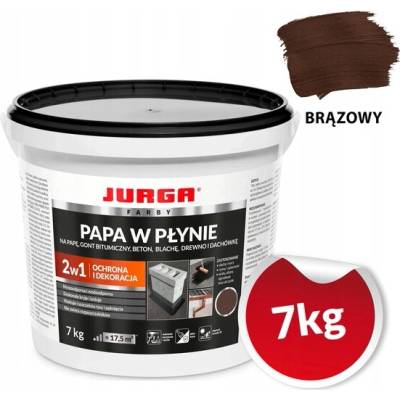 Tekutá lepenka Jurga 2802 hnedá 7 kg 2v1 dekorácia a hydroizolácia