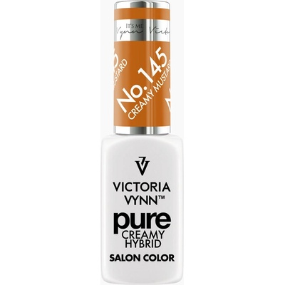 VICTORIA VYNN Hybridní gel lak PURE CREAMY HYBRID 145 Creamy Mustard 8 ml