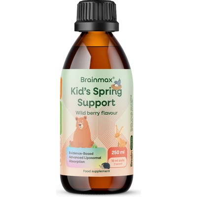 BrainMax BrainMax® Kid’s Spring Support, Горски плодове, 250 мл