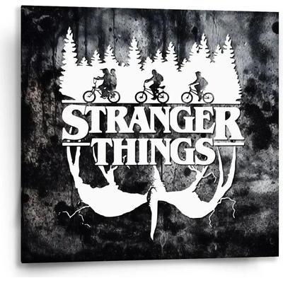 Sablio Obraz Stranger Things White - 50x50 cm