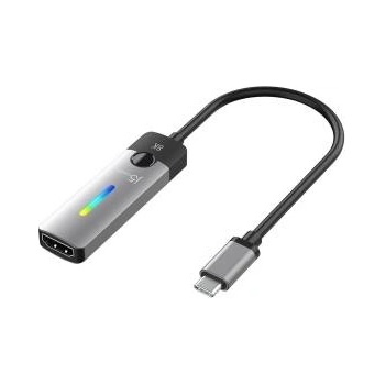 j5create Адаптер за HDMI - USB-c j5create JCA157-N Черен Сив 10 cm, J5-JCA157