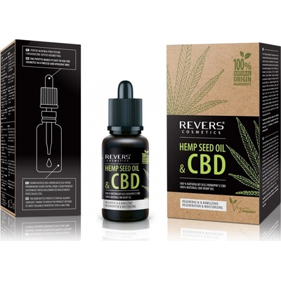 Revers 100 % prírodný konopný olej s CBD 15 ml