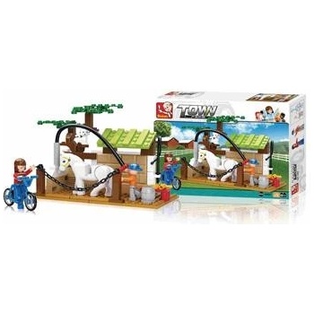 Sluban B0557 Town Péče o koně 110 ks