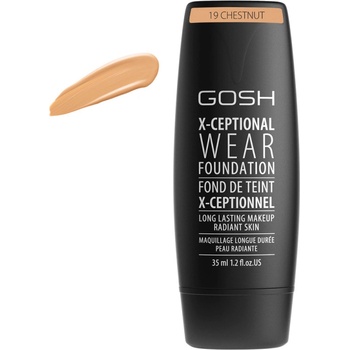 Gosh X-Ceptional Wear Foundation 19 chestnut 35ml фон дьо тен дълготраен