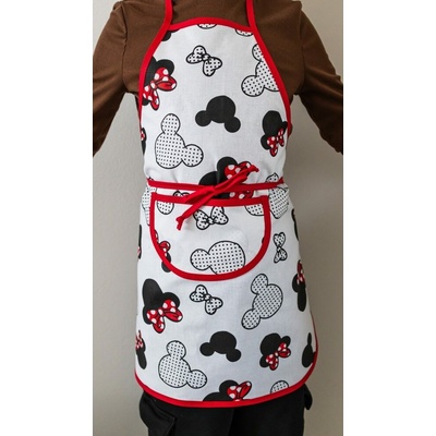 Polášek Dětská bavlněná zástěra s motivem Myšky