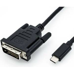 Roline Адаптер USB C 3.2 Gen 2 - DVI, M/M, 2 м 11.04. 5831-10 (11.04.5831-10)