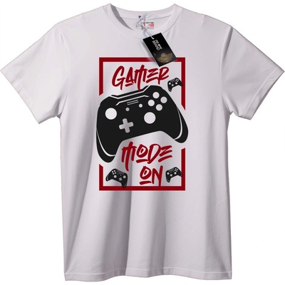NOONEBRAND Тениска Режим Геймър Черна - 3XL, White